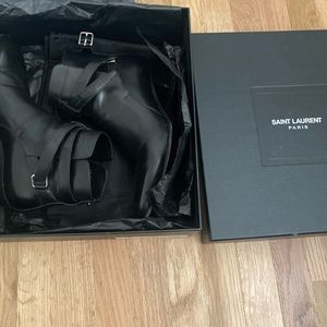 Saint Laurent Leather Boots